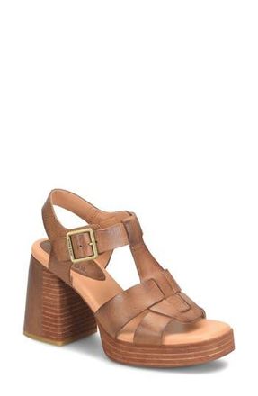 Kork-ease Macey Ankle Strap Sandal in Brown Leather at Nordstrom Rack, Size 8