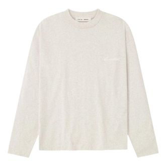 Fear of God Embroidered Classic Long Sleeve T-Shirt Oatmeal Heather 125HO254202F