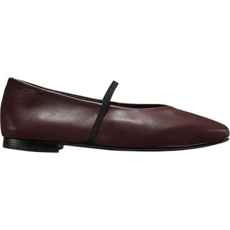 Margaux Eyewear The Phoebe Flats in Burgundy Nappa at Nordstrom, Size 37.5
