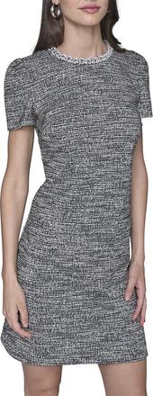 Karl Lagerfeld Karl Lagerfeld Knit Tweed Dress