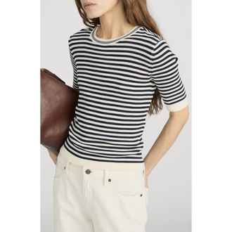 Frame Denim The Cruise Rib Sweater in Cream Multi at Nordstrom, Size X-Large
