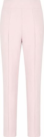 Federica Tosi Pink Cady Carrot Concealed-Zipper Polyester Formal Pants