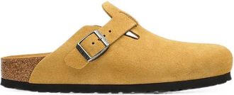 Birkenstock Boston Sfb Cork Brown Tonal, Suede Leather