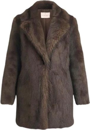 Marella Giacca in Ecopelliccia e Shearling - - Jackets - Donna - Marrone - M