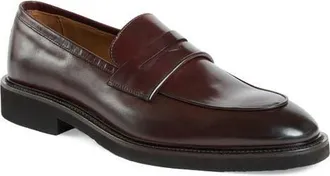 Bruno Magli Volano Penny Loafer in Bordeaux Leather at Nordstrom, Size 13