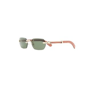 Cartier Sunglasses, male, Yellow, Size: 54 MM Ct0362S 002 Sunglasses