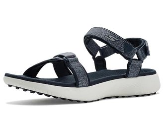 Skechers 600 Spikeless Golf Sandal Womens Golf Shoes Navy/White : 10 B - Medium