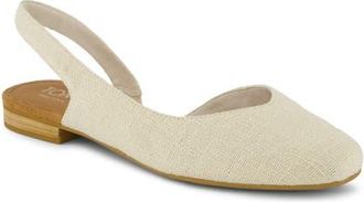 Toms Alene Slingback Half dOrsay Flat in Natural at Nordstrom, Size 8.5