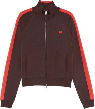 Wales Bonner Zip-fastening Striped Sweatshirt