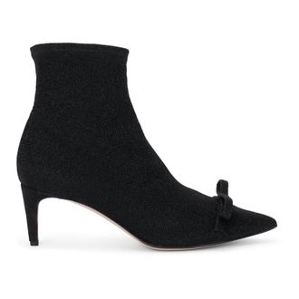 Red Valentino Heeled Boots, female, Black, Size: 11 US Ankle Boot