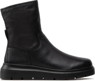 Ecco Nouvelle 216243-01001 Boots WomensBlack Leather Waterproof HTAT514