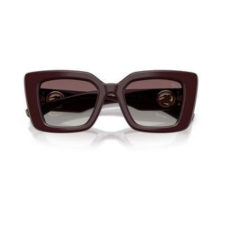 Burberry Sunglasses, female, Red, Size: 51 MM Be4476 Cat Eye Sunglasses