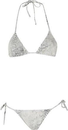 Federica Tosi Bikini Triangolo Stampa Pitone - Dames - Bikinis - Veelkleurig - XS - Badmode
