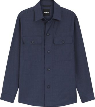 BOSS P CARPER OS WG 262 JACKET Size: 54, colour: BLUE