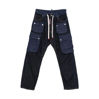 Dsquared2 Heren, Jeans, Blauw, Maat: XS