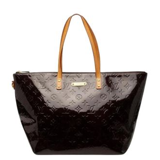 Louis Vuitton Pre-owned Tote Bags, female, Purple, Size: ONE SIZE Pre-owned Vintage Patent Leather Tote Bag