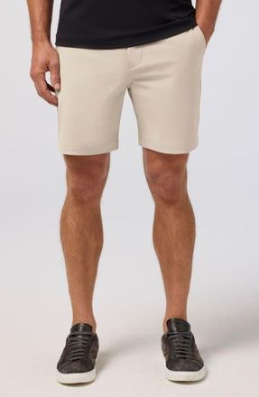 Mizzen+Main Helmsman Slim Fit Performance Chino Shorts in Light Khaki at Nordstrom, Size 40R
