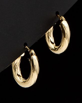 Italian Gold, Inc 14K Italian Gold Textured Hoops