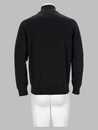 Brunello Cucinelli Cashmere Zip Sweater - Charcoal