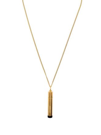 AMBUSH pill case necklace - unisex - Sterling Silver - One Size - Gold