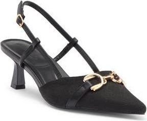 Wild Diva Aleena Kitten Heel Pump in Black at Nordstrom Rack, Size 7.5