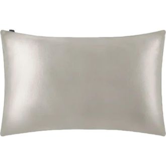 LilySilk 100% Silk Terse Envelope Pillowcase in Grey at Nordstrom, Size Standard