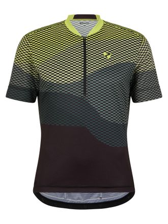 Ziener Radtrikot ZIENER NEMIC-Z, Herren, Gr. 46, schwarz, Obermaterial: 100% Polyester; Obermaterial 2: 90% Polyester, 10% Elasthan, Trikots Radtrikot