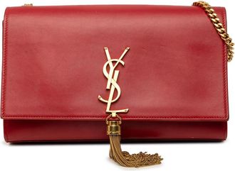 Saint Laurent Pre-owned Saint Laurent Medium Smooth Calfskin Classic Monogram Kate Tassel Crossbody Ladies 4KUC0QHPTHUEKINY