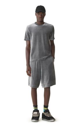 Lanvin Velvet T-Shirt in Dark Grey at Nordstrom, Size Xx-Large Eu