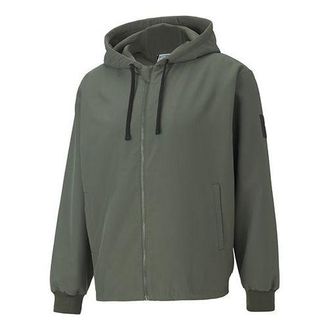 Puma Full-Zip Hooded Jacket Green 530273-64