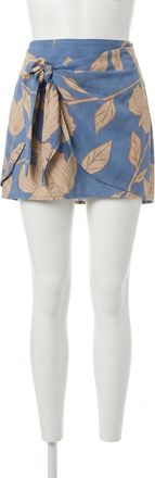 Z Supply Lorna Mini Skirt In Lake Blue