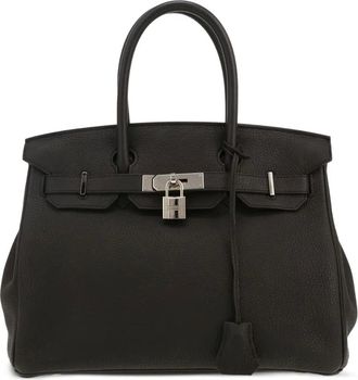 Hermès Borsa a mano Birkin 30cm 2018 - Nero