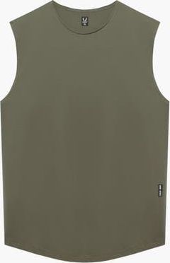 ASRV AeroSilver Cutoff Tank in Olive at Nordstrom, Size Xx-Large