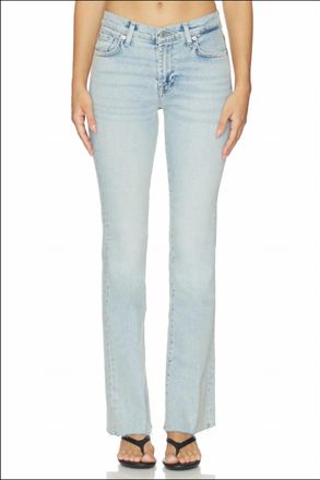 7 For All Mankind Bootcut Tailorless Jeans In Ghost Blue