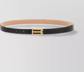 Victoria Beckham leather belt adjustable gold-tone buckle