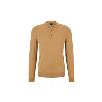 HUGO BOSS Heren, Tops, Bruin, Maat: 2XL Wol