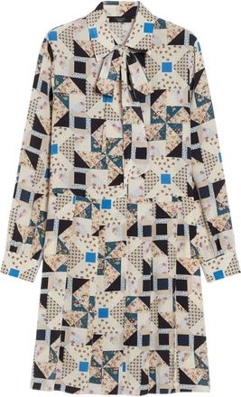 Max Mara Maxi Jurken - Dames - Korte kleedjes - Veelkleurig - M - Kleedjes