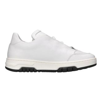 Moschino Leren Sneakers - Heren - Schoenen - Wit - Maat: 39 EU Leer