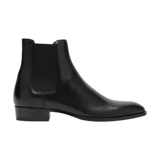Saint Laurent Wyatt Chelsea Boot - male - Saint Laurent - Chelsea Boots - Black - 8 1/2 UK - Shoes