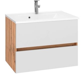 WELLTIME Waschbeckenunterschrank »Lucca« Badmöbel, Waschtisch inkl. Waschbecken, Breite 60 cm