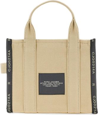 Marc Jacobs Womens Tote Bag The Beige Cotton + Polyester Handbags Hand