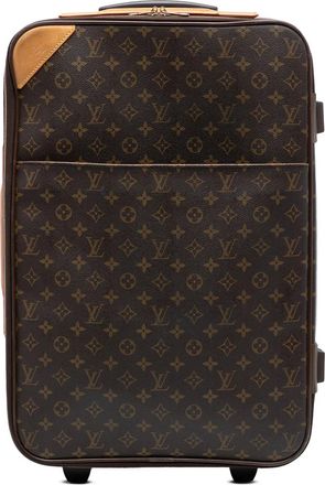 Louis Vuitton Borsa da viaggio Pegase 55 con monogramma 2002 - Marrone