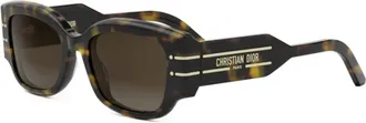Dior Elegante zonnebril voor stijlvolle look - unisex - Zonnebrillen - Zwart - 52 MM - Accessoires