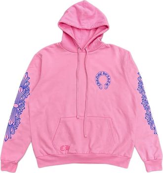 Chrome Hearts Hoodie met logoprint - Roze