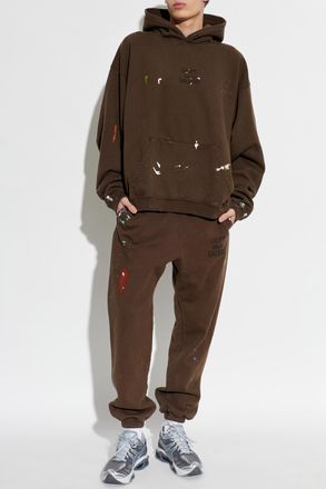 Gallery Dept. Sweatpants With Print, Mens, Brown