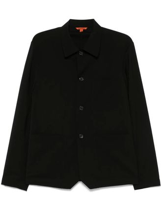 Barena virgin wool overshirt - Black