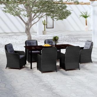 vidaXL Almacenamiento De Cubos Wheelie Para 3 Cubos Antracita