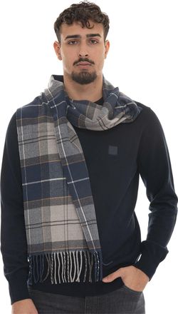 Barbour Sciarpa Blu Barbour Uomo