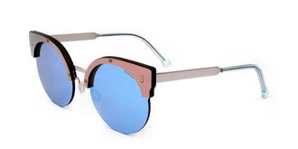 Retro Superfuture ERA 7IU Mens Sunglasses Pink Size 54