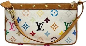 Louis Vuitton Pre-owned Mini Bags, female, Multicolor, Size: ONE SIZE Pre-owned Canvas Mini Bag